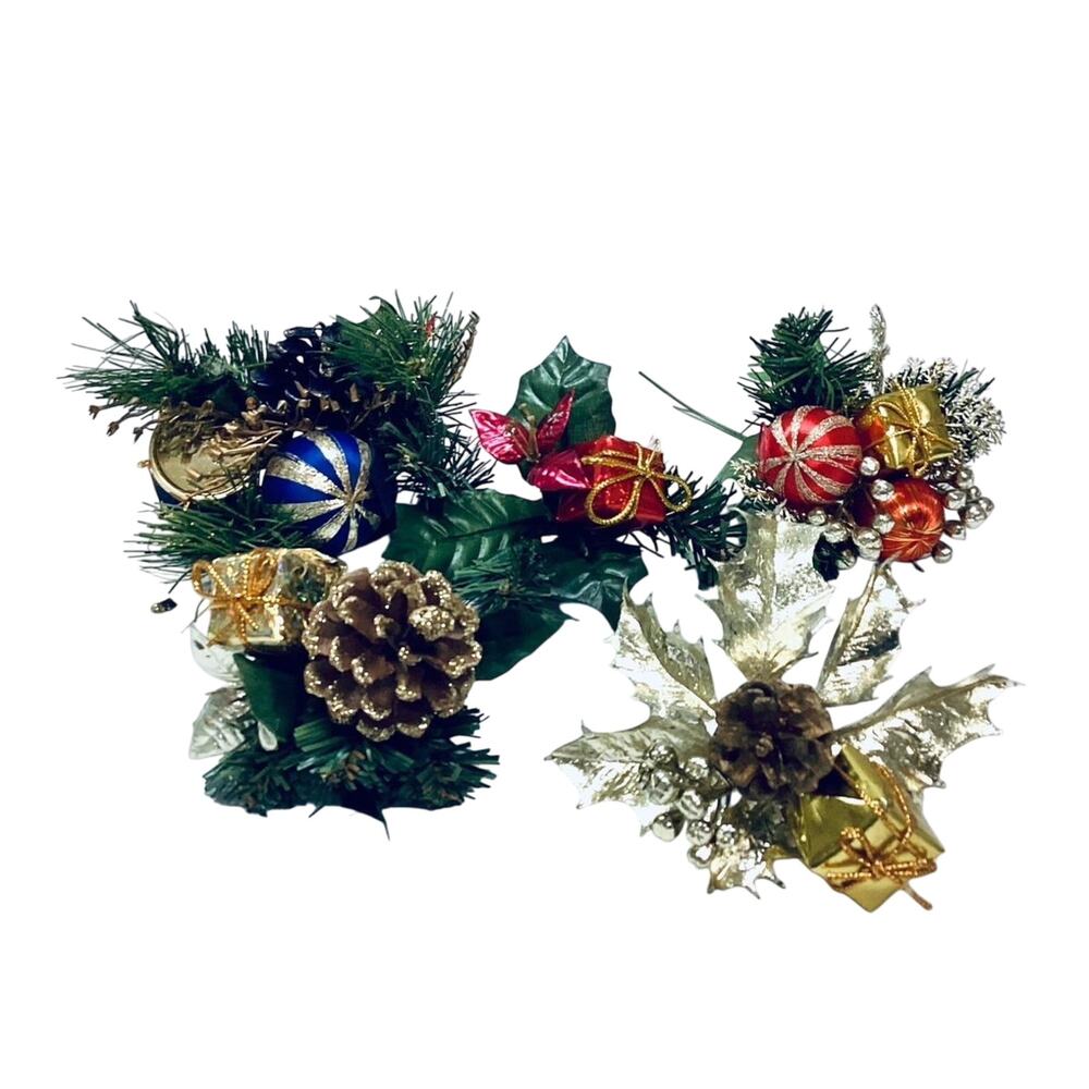 Flower Arrangements Wreaths for Christmas Holiday Tabletop